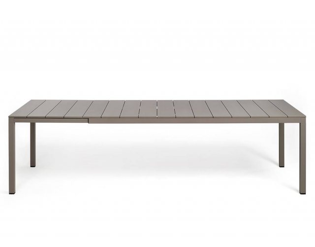 Nardi Rio alu outdoor extending dining table 210-280cm taupe