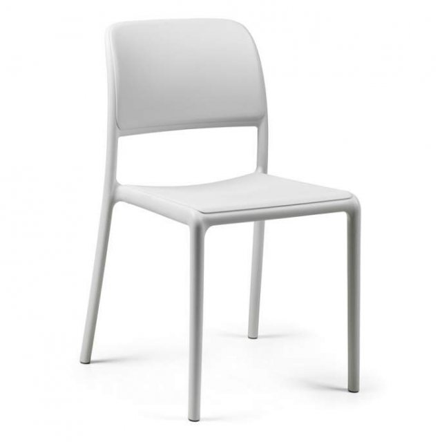 Nardi Riva outdoor dining chairs white