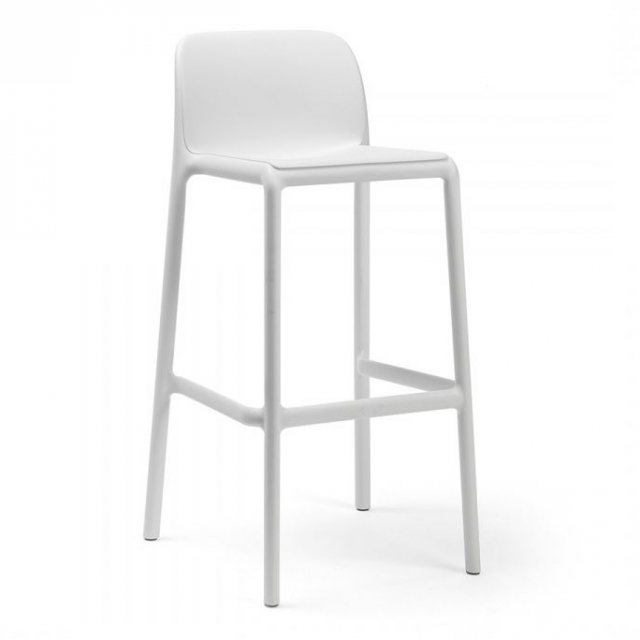 Nardi Faro outdoor high barstool white