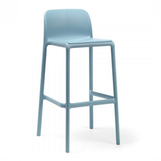 Nardi Faro outdoor high barstool blue