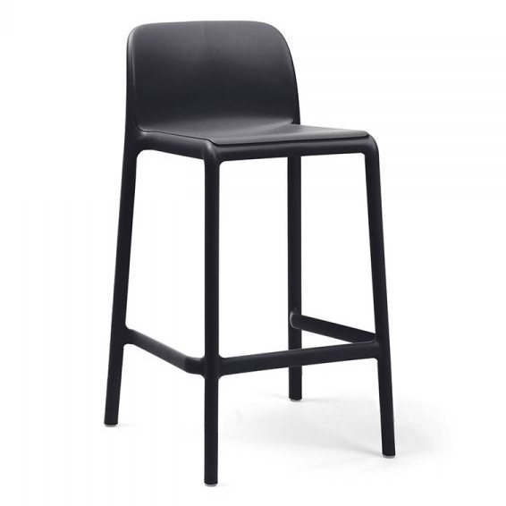 Nardi Faro outdoor low barstool anthracite