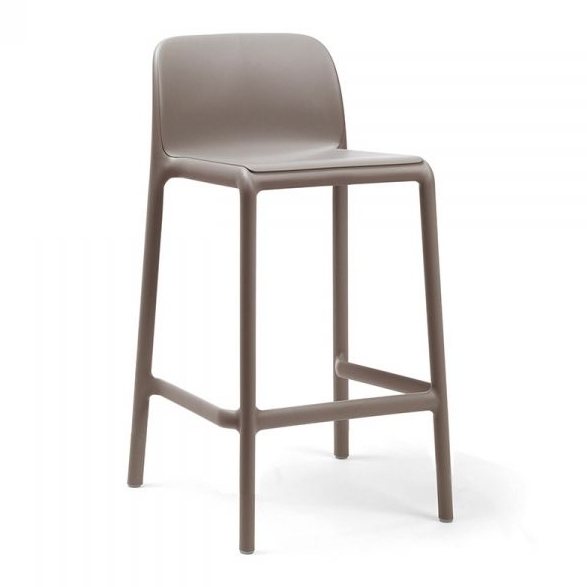 Nardi Faro outdoor low barstool taupe