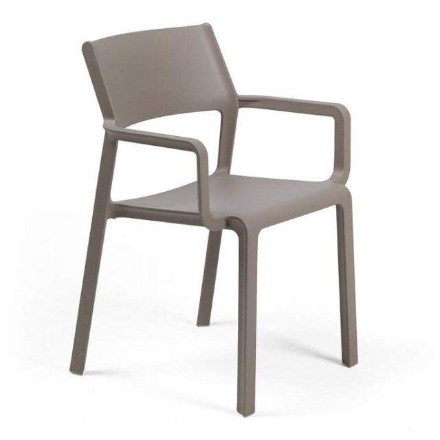 Nardi Trill outdoor dining armchair tortora