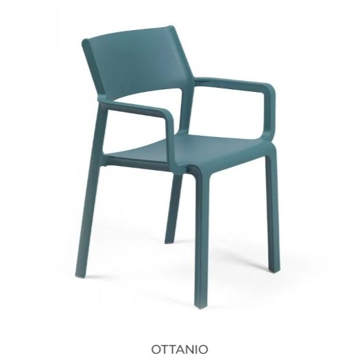 Nardi Trill outdoor dining armchair in ottanio