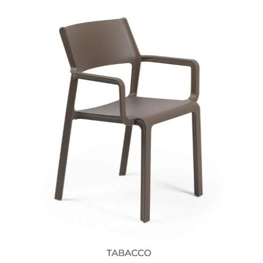 Nardi Trill outdoor dining armchair in tabacco