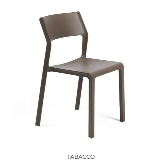 Nardi Trill outdoor dining chair in tabacco