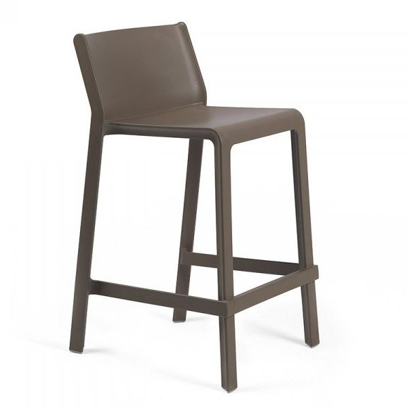 Nardi Trill outdoor low barstools tobacco