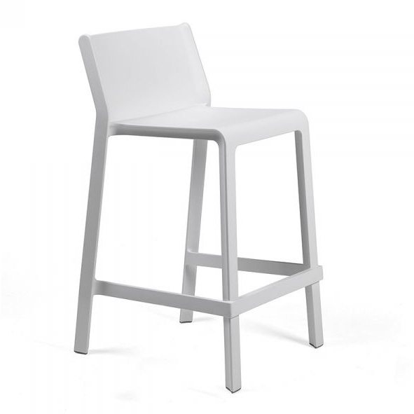 Nardi Trill outdoor low barstools white