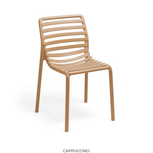 Nardi Doga bistrot outdoor dining chair in cappuccino