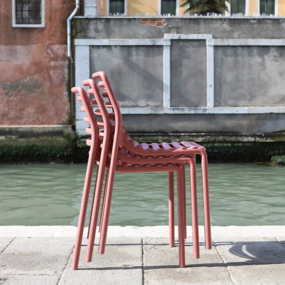 Nardi Doga bistrot outdoor dining chair - stackable