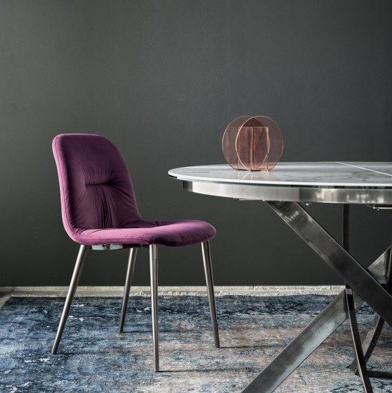 Bontempi Casa Bontempi Casa Chantal dining chair - conic legs