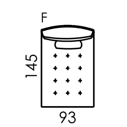 Fama Arianne Plus F chaise module measurements