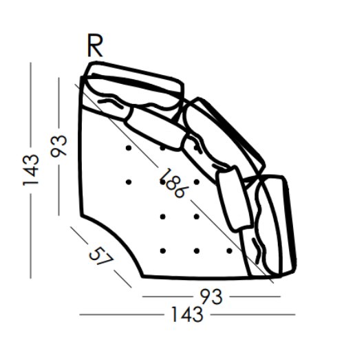 Fama Arianne Plus R corner module measurements