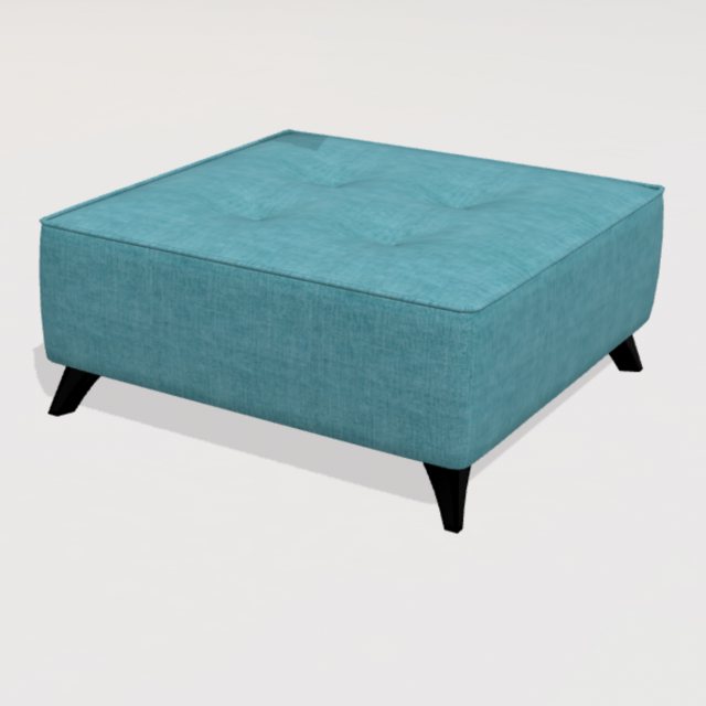 Fama Arianne Plus D footstool with 10cm feet