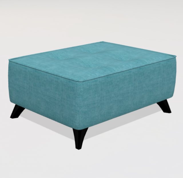 Fama Arianne Plus E footstool with 10cm feet