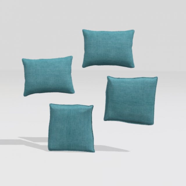 Fama Kalahari cushion set 2 x square & 2 x lumbar