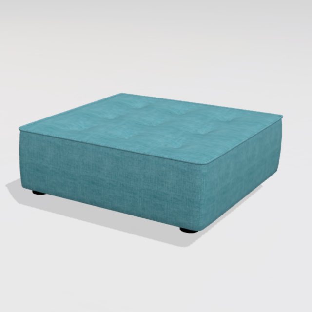 Fama Arianne Love D footstool with 3cm feet