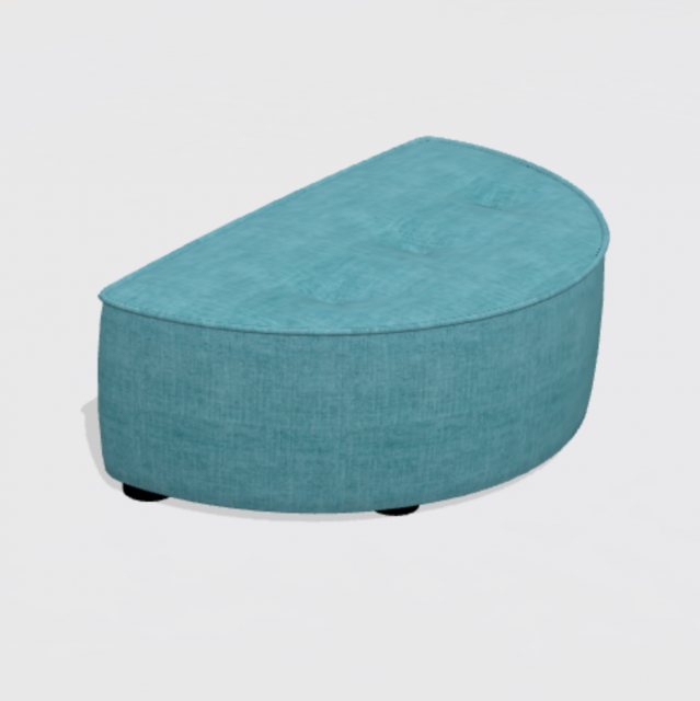 Fama Arianne Love PS footstool with 3cm feet