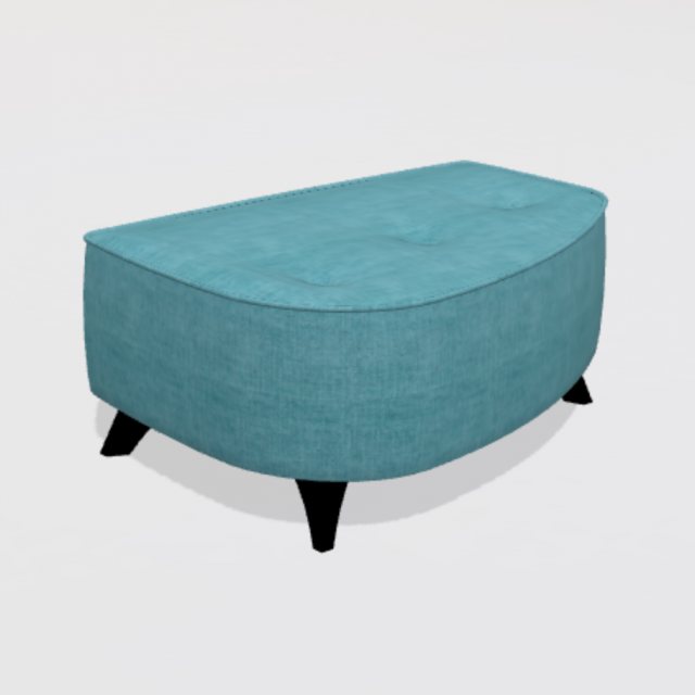 Fama Arianne Love PT1 footstool with 10cm feet