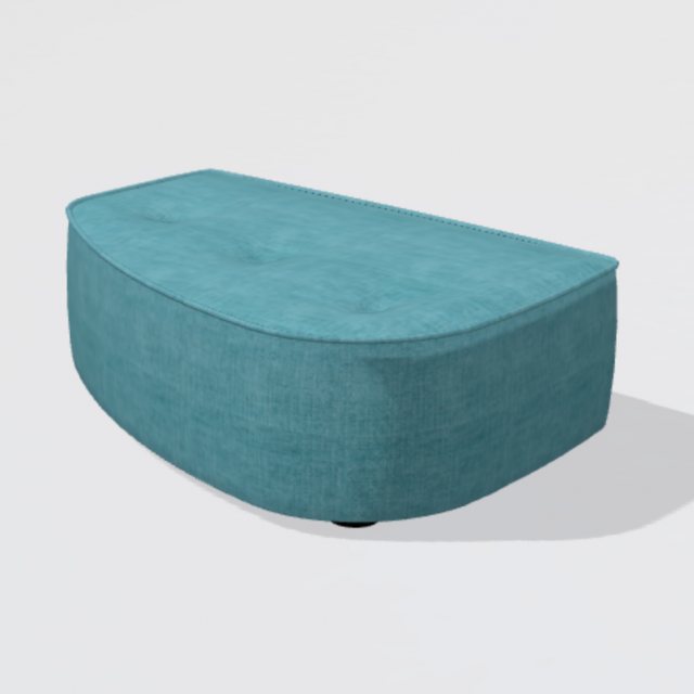 Fama Arianne Love PT2 footstool with 3cm feet