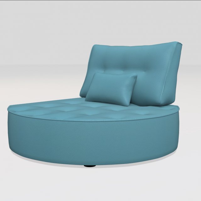 Fama Arianne Love Leather Y2 chaise lounge module 3cm feet