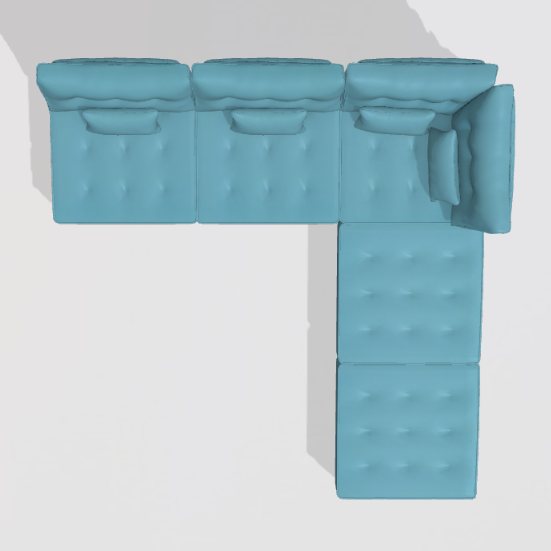 Fama Fama Arianne Love Leather 4 seater corner 2A+C+2D