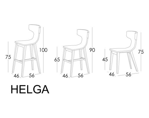 Fama Fama Helga low barstool