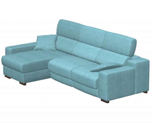 Fama Loto Fabric Double Seat Left Chaise
