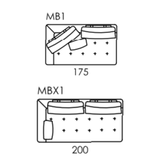 Fama Manacor left arm module dimensions