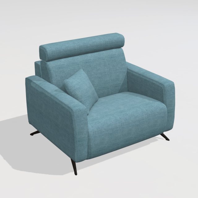 Fama Atlanta You & Me armchair - M wide seat 122cm JM-Fabric