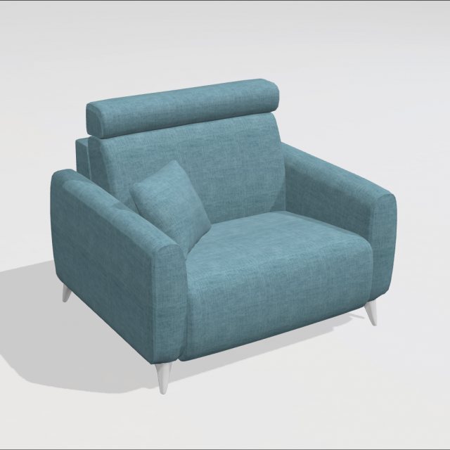 Fama Atlanta You & Me armchair - M wide seat 122cm SMR-Fabric