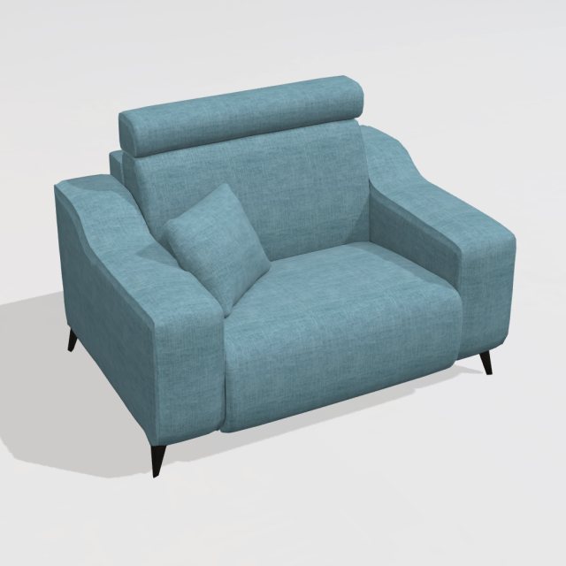 Fama Atlanta You & Me armchair - M wide seat 136cm DM-Fabric