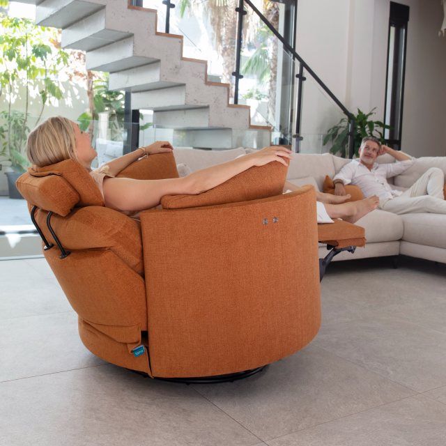 Fama Moonrise Power Recliner | Swivel & Rocking | Julia Jones