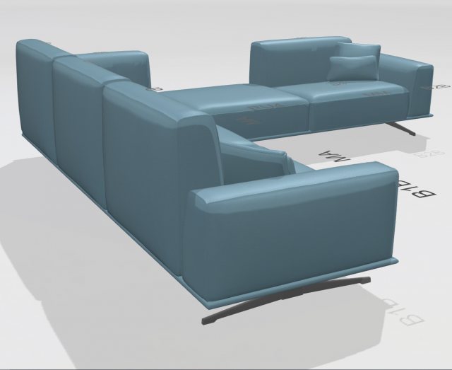 Fama Fama Klee sofa set 4 - 323x323cm