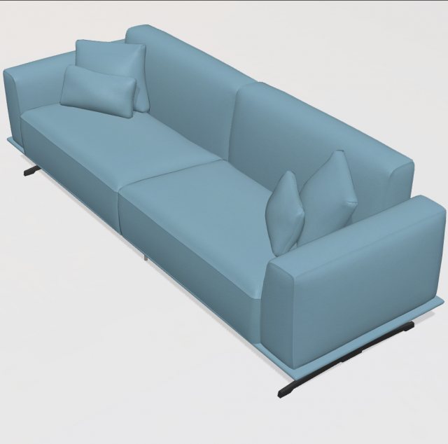 Fama Klever 5KB sofa Leather - 245cm