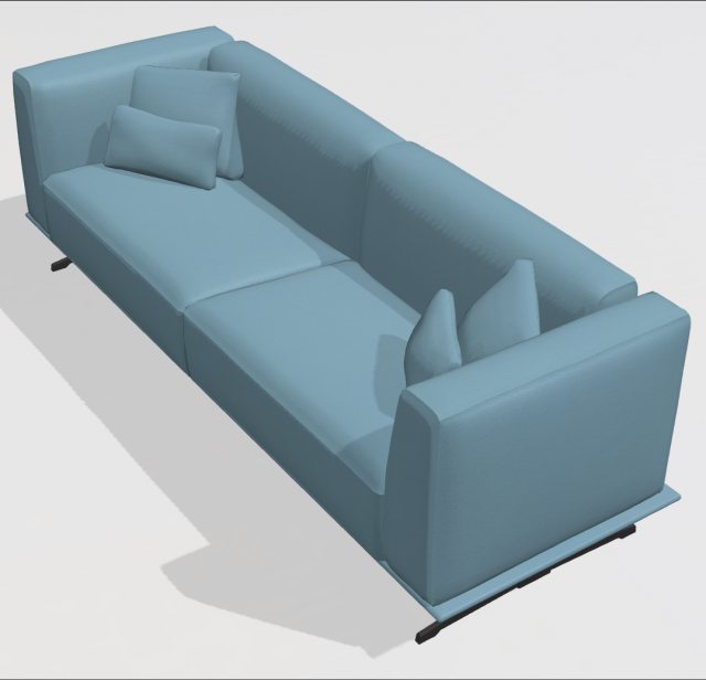 Fama Klever 5KC sofa Leather- 245cm