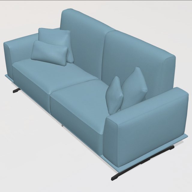 Fama Klever 4KA sofa Leather - 205cm
