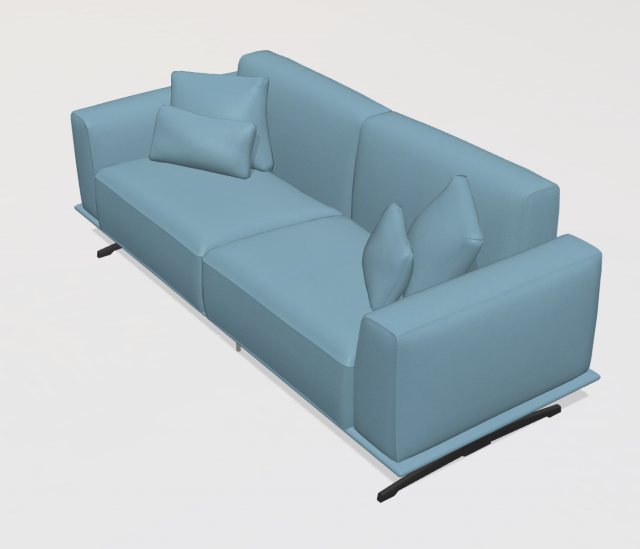 Fama Klever 3KB sofa Leather - 166cm