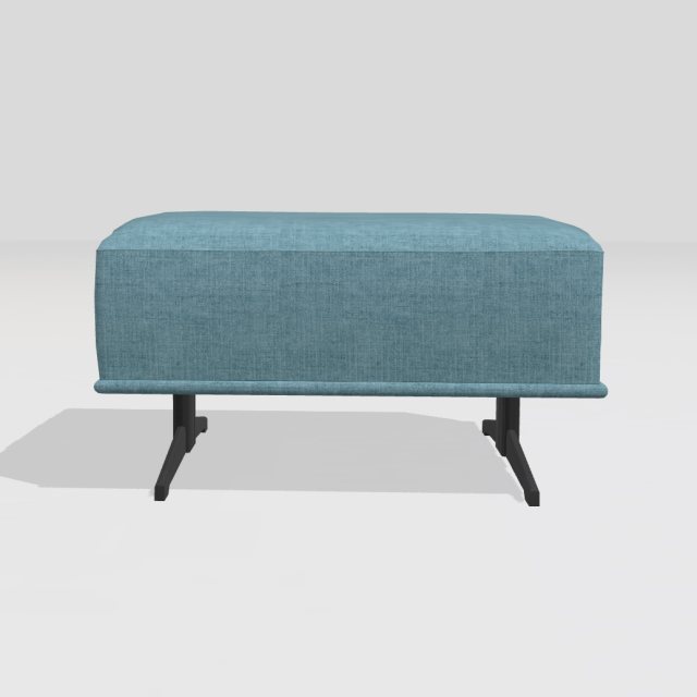 Fama Klever footstool - 78x78cm - Fabric