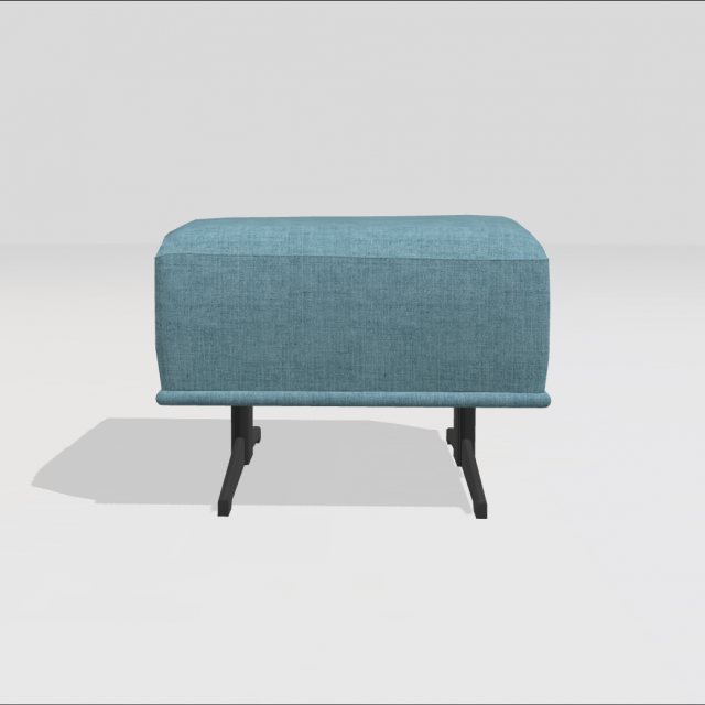 Fama Klever footstool - 78x59cm Fabric