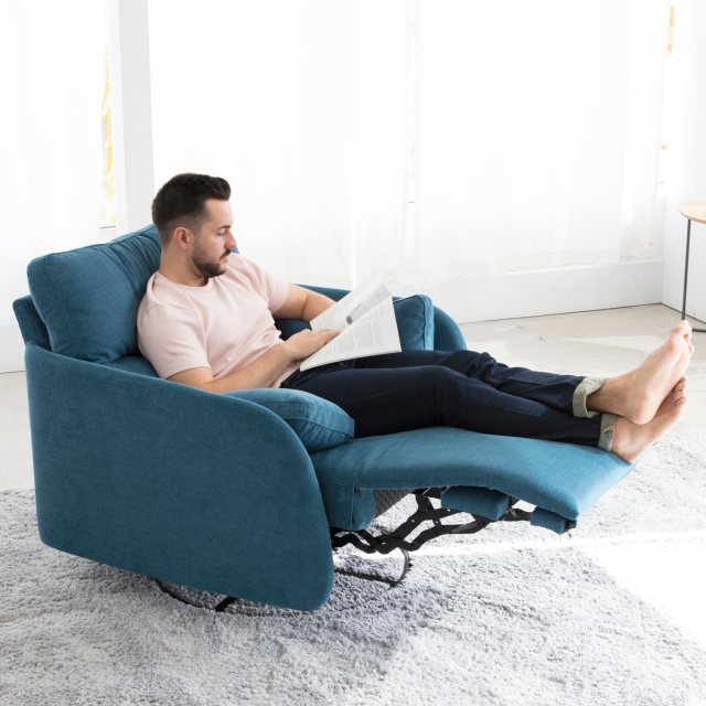 Mans recliner armchair