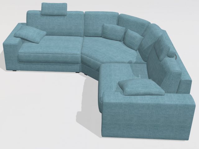 Fama Calessi sofa DL1+R+DL2 Fabric