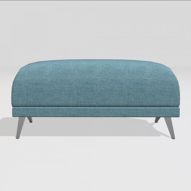 Fama Boston footstool PUFFPS 100x62cm -fabric