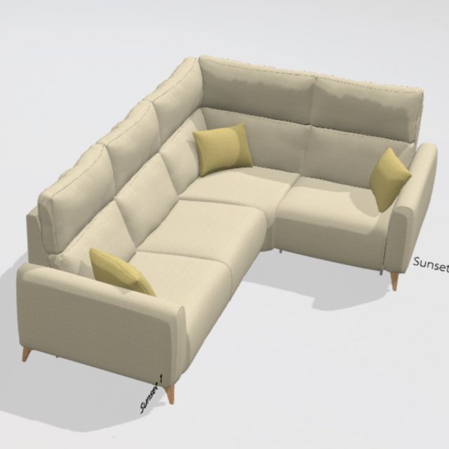 Fama Axel corner sofa