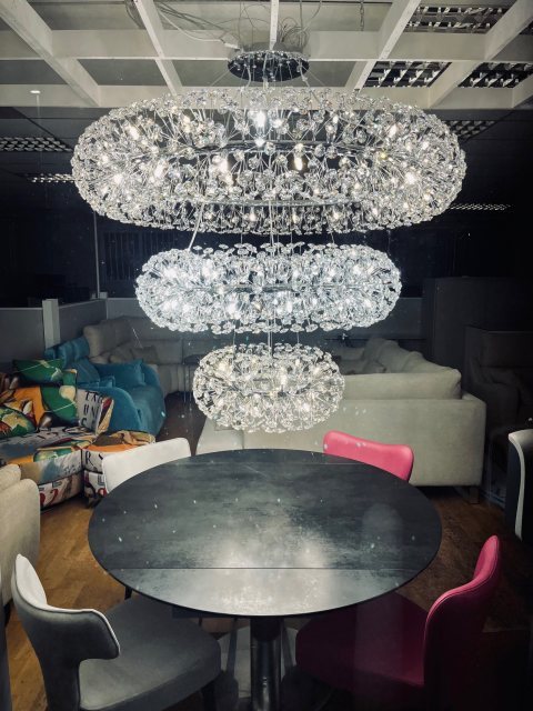 WOW factor statement modern crystal chandelier