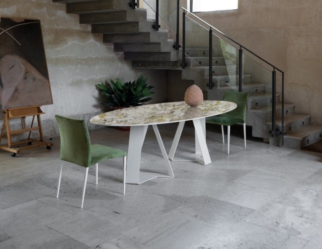 Dekton @ Julia Jones Carcassonne oval dekton dining table