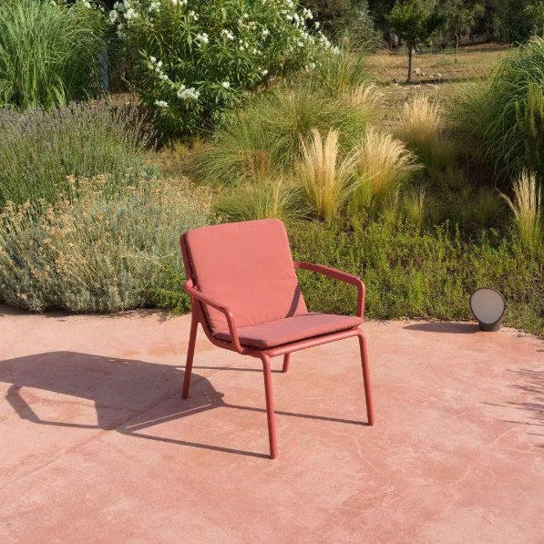 Nardi Doga relax armchair seat pad - mattone