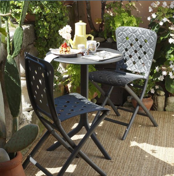 Nardi Spritz dining/coffee table - anthracite
