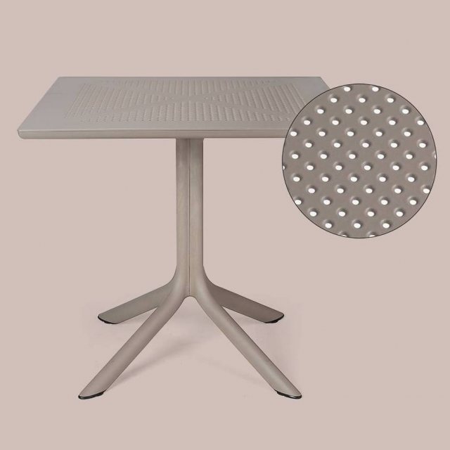 Nardi Clip 80 dining table top detail