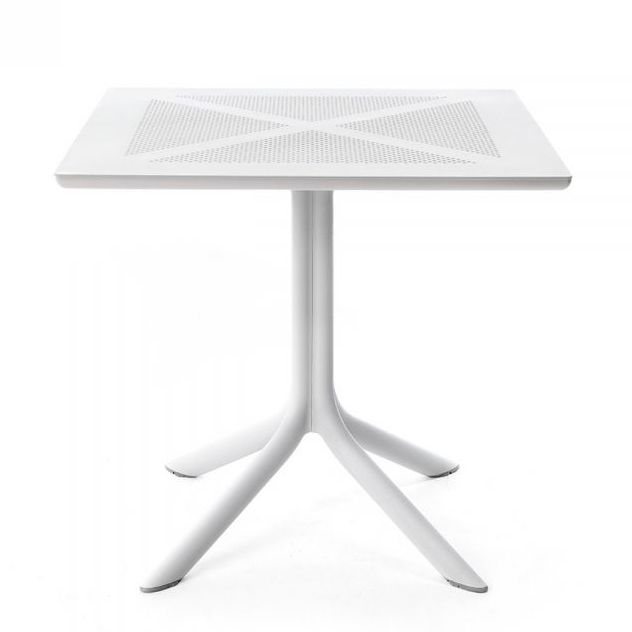 Nardi ClipX 80 dining table bianco white